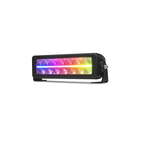 Proiector LED bar 60W 6000 lm 10-30V DRL alb RGB Bluetooth IP67