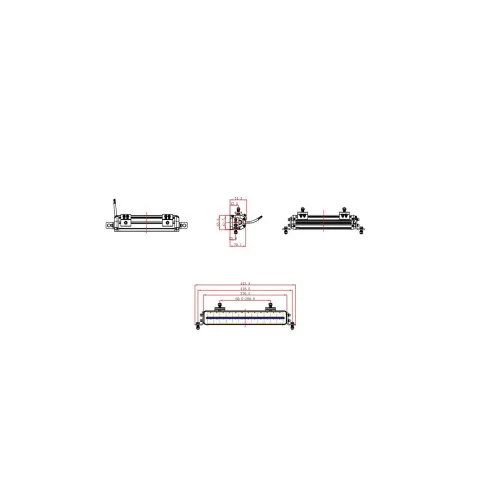 Proiector LED Bar profesional 120W 10080 lm 12V-24V cu pozitie alba sau galbena — imaginea 4