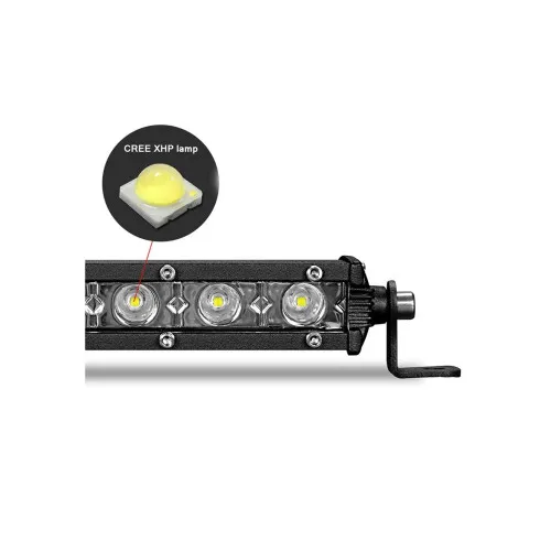 Proiector LED Bar slim 18W 12V-24V Spot 30° 6000K 26.4cm — imaginea 3