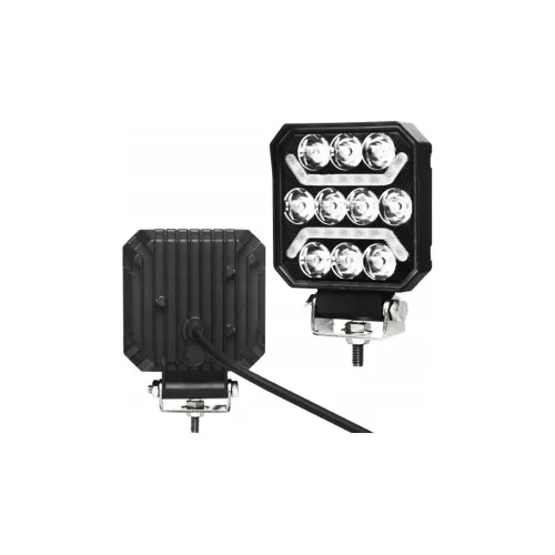 Proiector LED de lucru 18W 1260 lm 9-32V lumina galbena IP67 — imaginea 2
