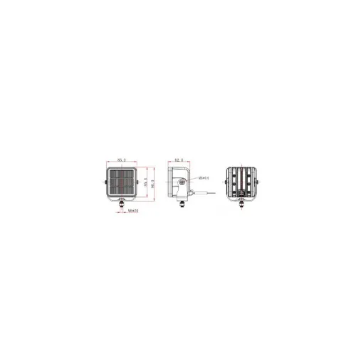 Proiector LED profesional 5700k/ 45W (9 Led Osram x 5W) — imaginea 4