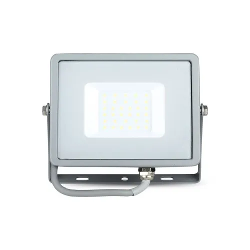 Proiector LED SMD V-TAC 20W Samsung 1600lm 4000K IP65 gri — imaginea 2