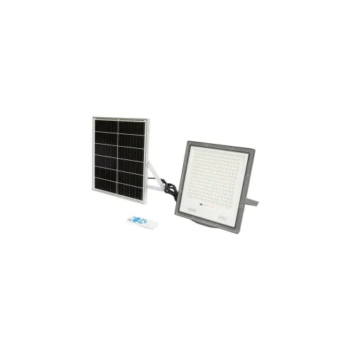 Proiector LED solar 200W 2000lm IP65 cu panou solar 20W baterie 20Ah si telecomanda — imaginea 3