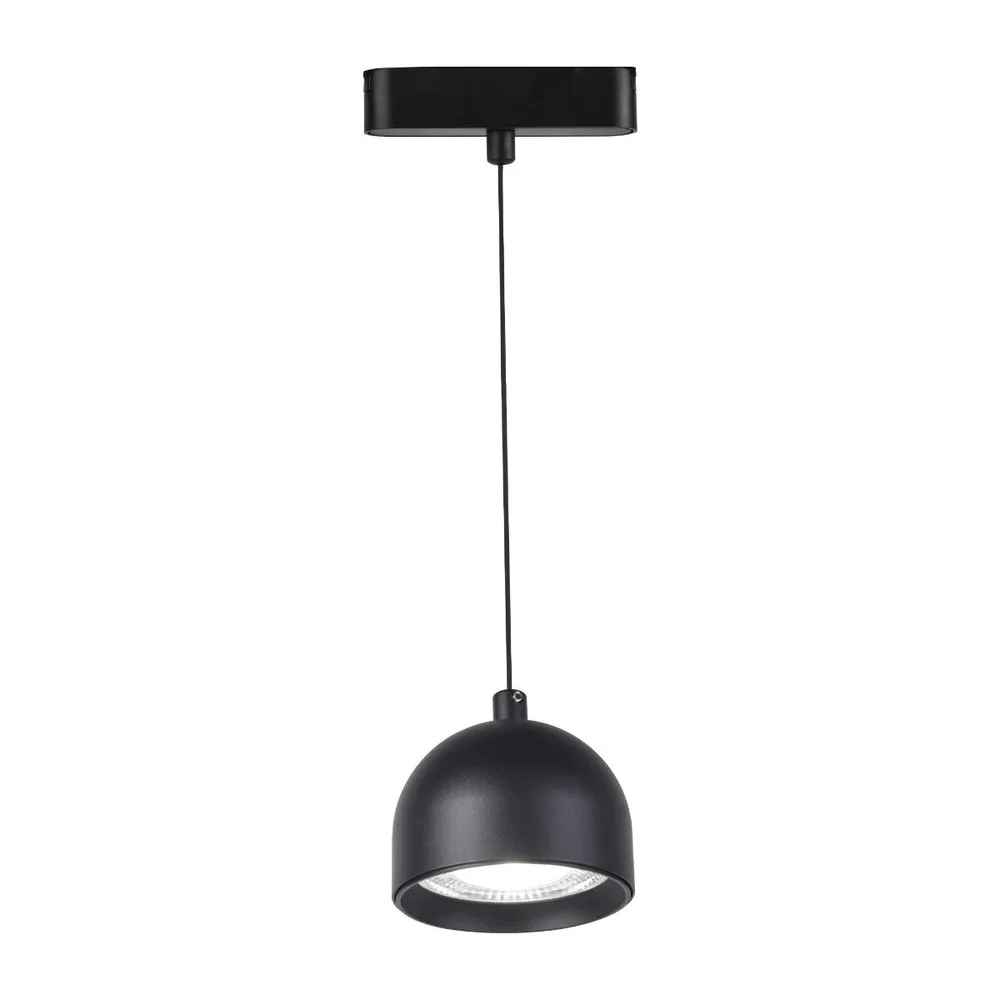 Proiector suspendat LED Klausen KL181094, 8W, lumina neutra, negru, 21x8cm