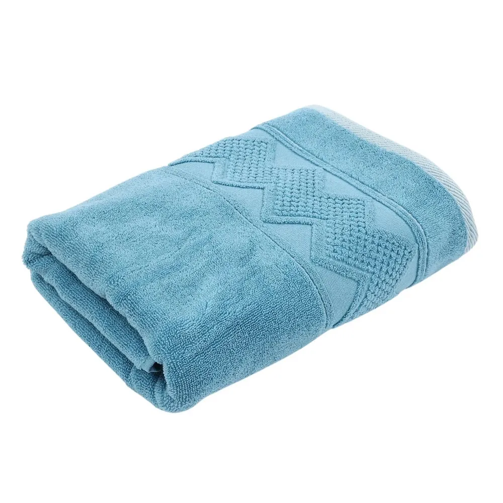 Prosop baie Caressa Aqua 18-0056, bumbac, turcoaz, 70 x 140 cm