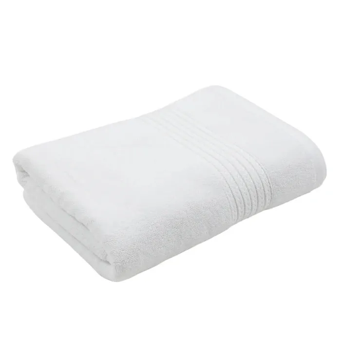 Prosop baie Caressa, bumbac egiptean, alb, 70 x 130 cm, 600 g/mp