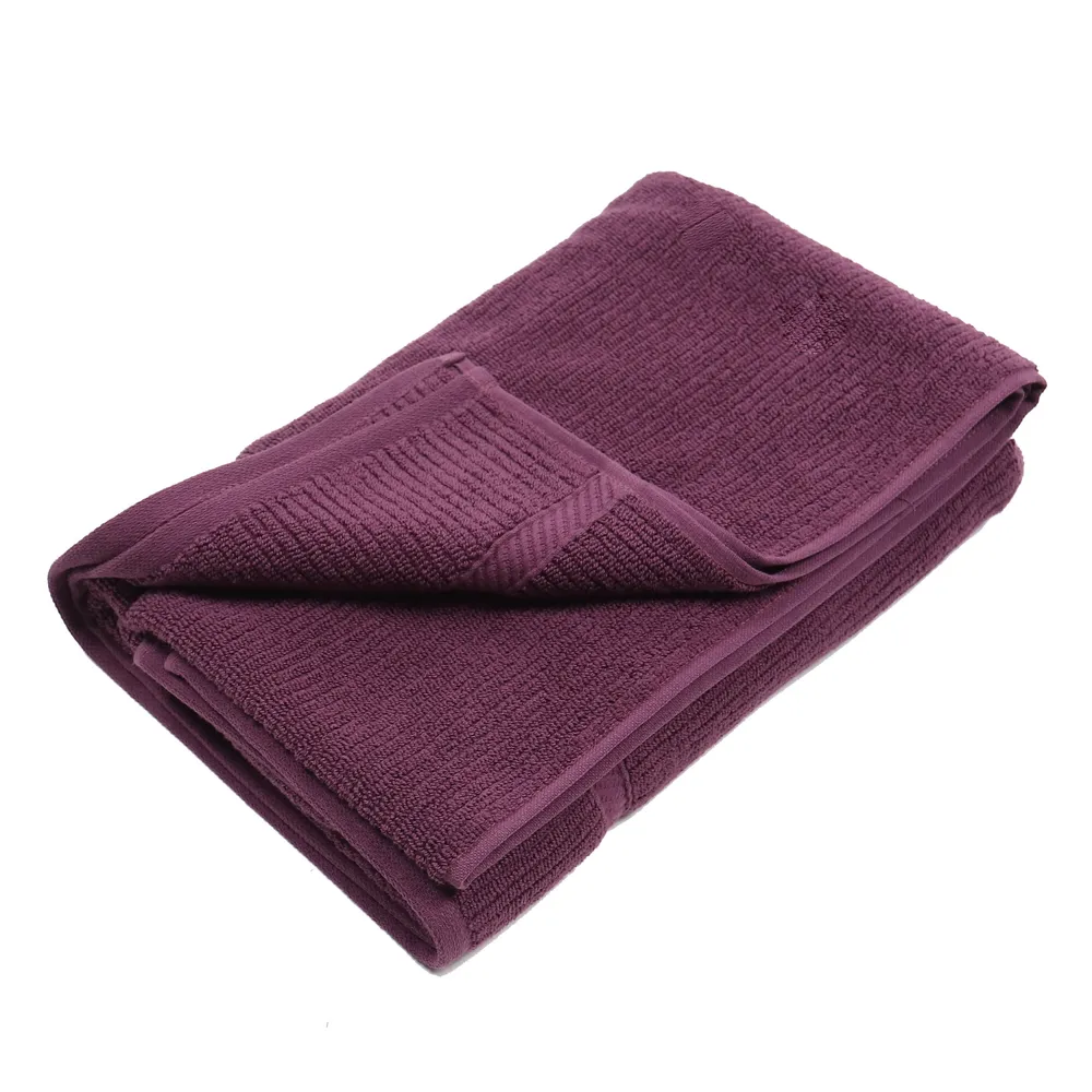 Prosop baie Caressa Loly, bumbac, violet, 70 x 140 cm, 530 g/mp