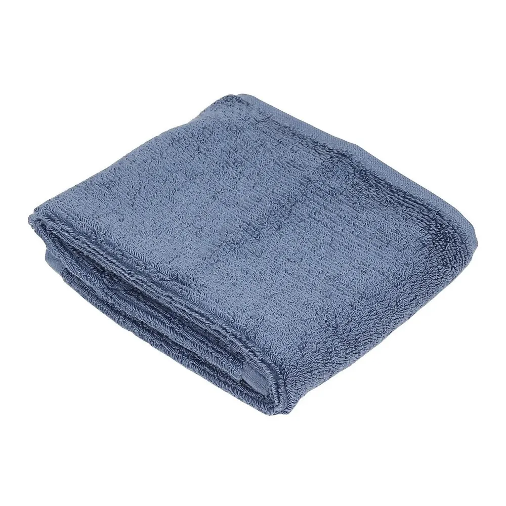 Prosop baie Caressa RH-0350, bumbac, albastru, 30 x 50 cm, 600 g/mp