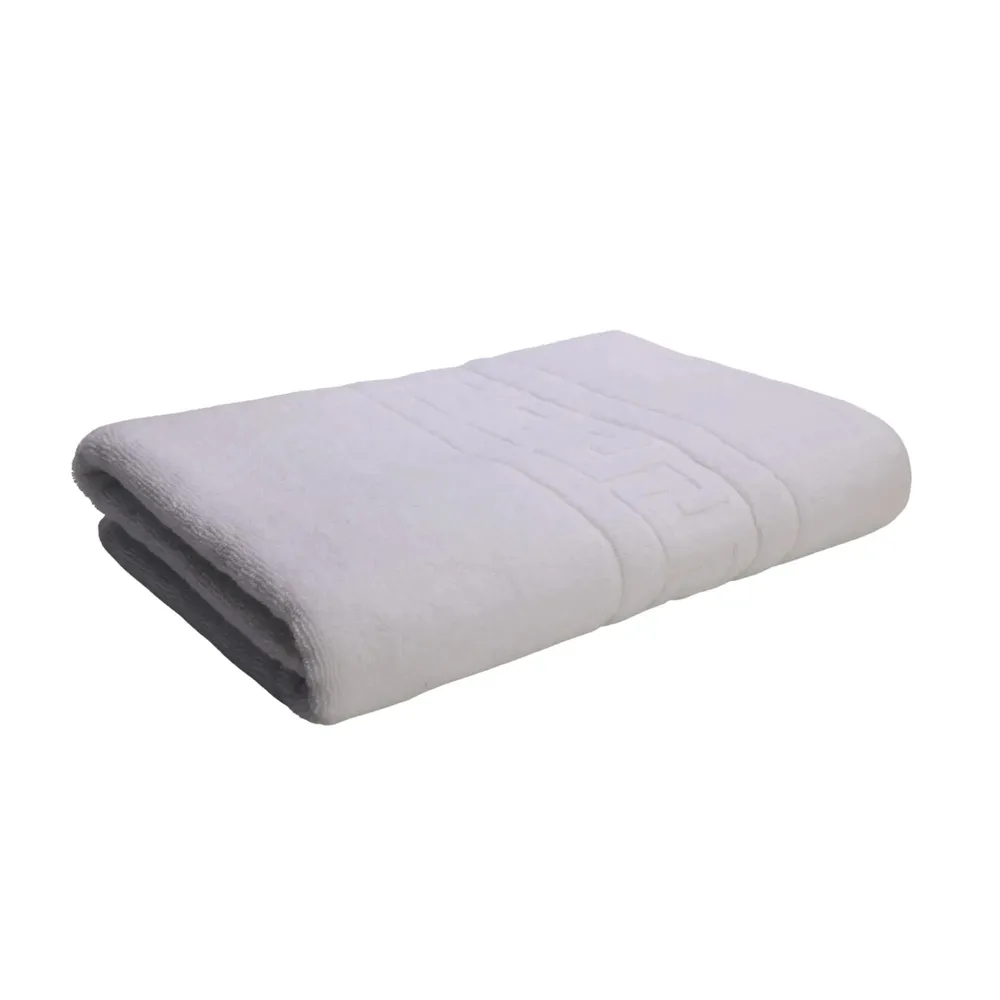 Prosop baie Greek, bumbac, alb, 70 x 130 cm, 500 g/mp