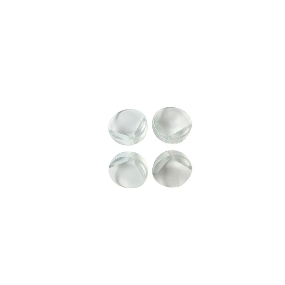 Protectie colturi mobila, Standers, plastic, transparent (set 4 buc)