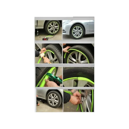 Protectie jante auto inele decorative diverse culori universale — imaginea 2
