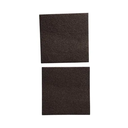 Protectie pasla autoadeziva pentru mobila, rectangulara, maro, 100x100mm, set 2 bucati
