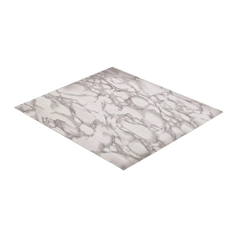 Protectie pentru masina de spalat, Friedola, model marmura, gri + alb, vinil, 60 x 60 cm