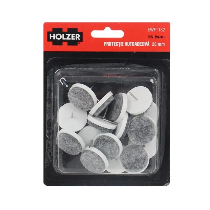 Protectie pentru pardoseala, Holzer EWFT132, forma rotunda, 28 mm, set 16 bucati