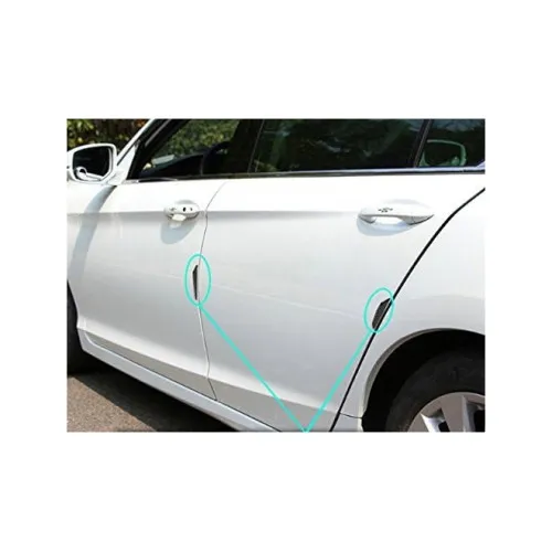 Protectie usa auto carbon flexibila cu adeziv pentru muchii portiere — imaginea 2