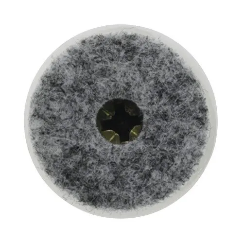 Protectii pentru pardoseala, pasla gri, set 24 bucati, 28mm
