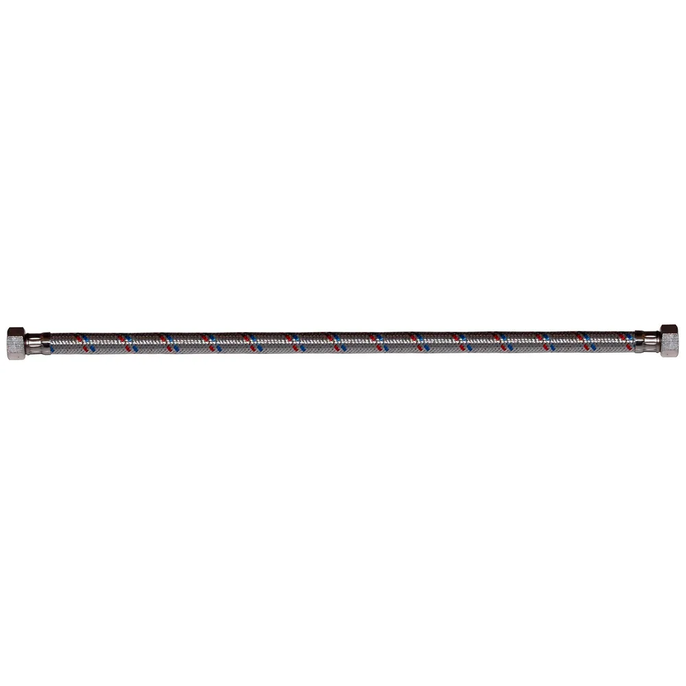 Racord flexibil apa, EPDM + tresa metalica, 3/8" - 3/8 ", L 400 mm