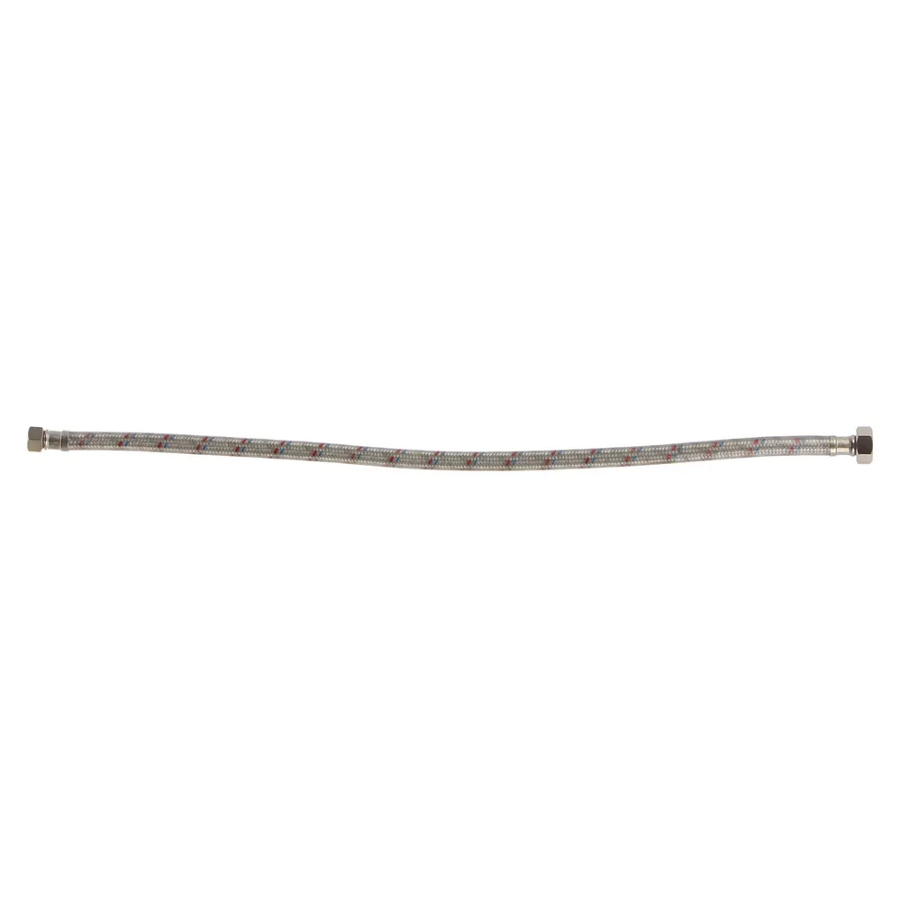 Racord flexibil apa, monocomanda, EPDM + tresa metalica, cu protectie PVC, 1/2" - 1/4 ", L 1000 mm