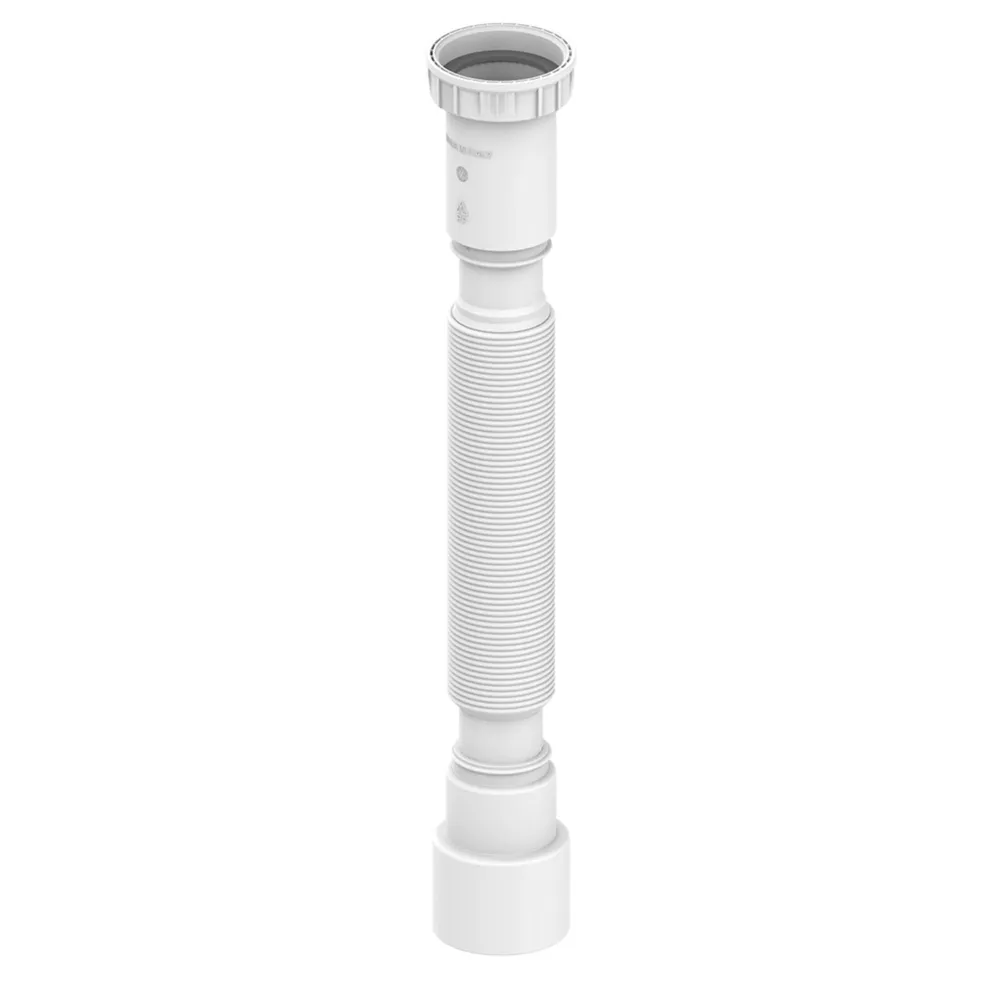 Racord flexibil, extensibil, pentru lavoar, 1'1/4, Ø 32/40 mm, PP