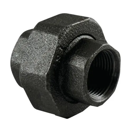Racord olandez fonta 1/2” FI-FI negru