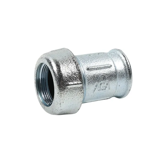Racord rapid, Agaflex QI, 5/4 inch, fonta zincata, filet interior - interior