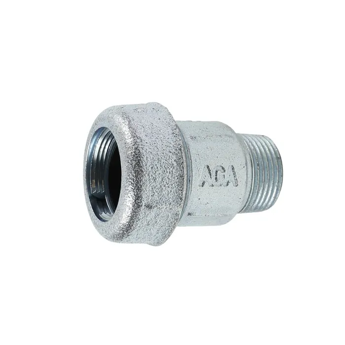 Racord rapid fonta zincata, Agaflex QA, 3/8", filet interior - exterior, 10010038