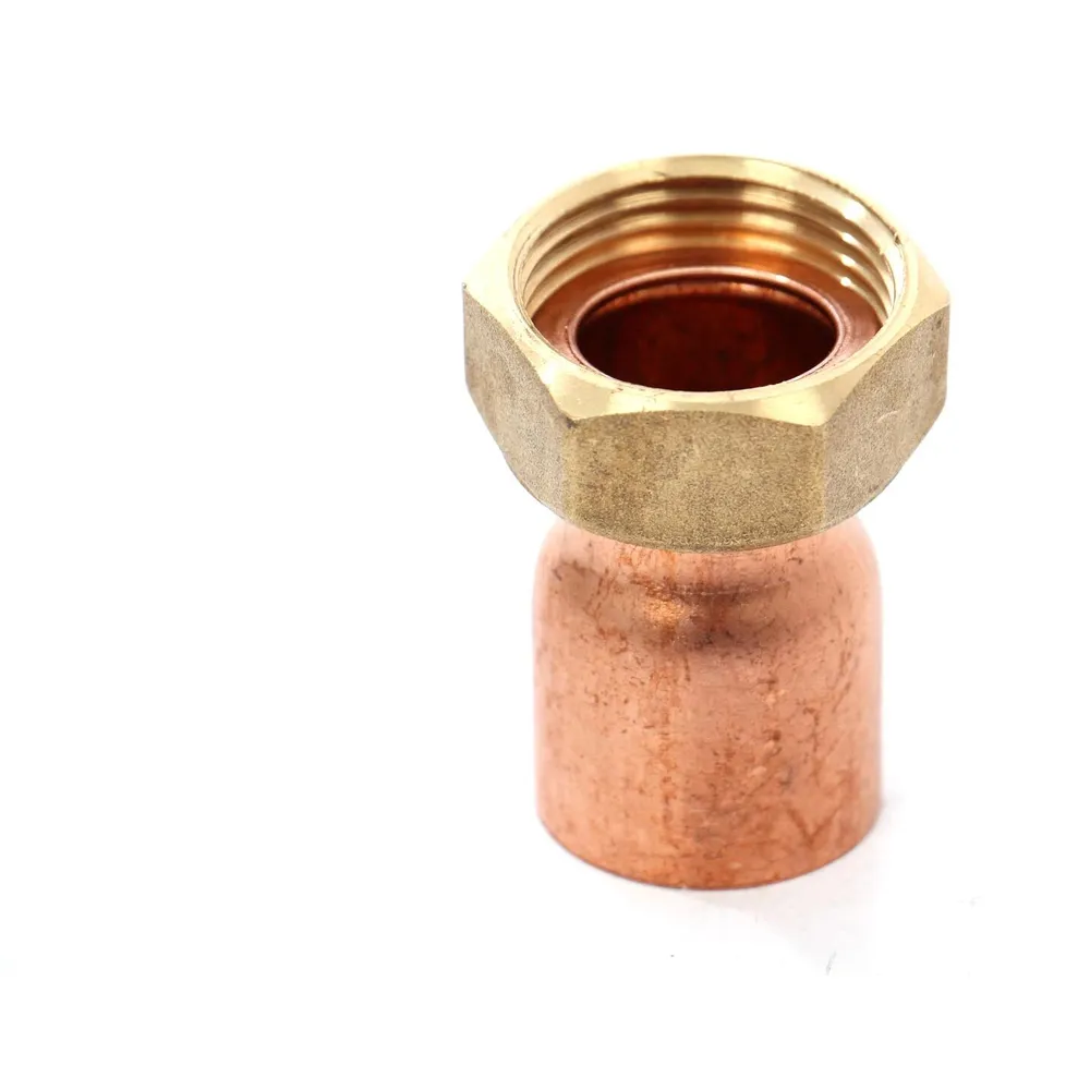 Racord semiolandez drept, cupru, interior-interior, 28 mm x 1"