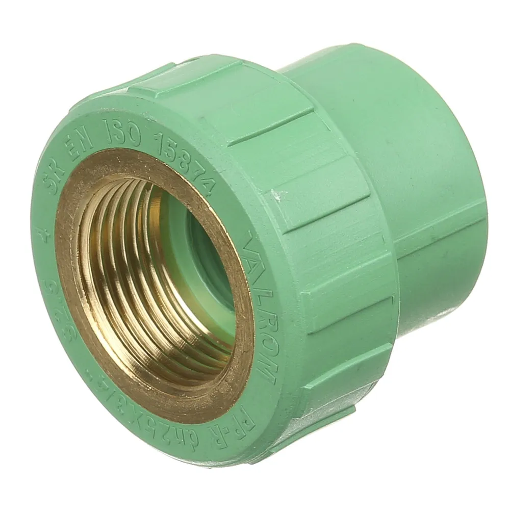 Racord teava PPR, filet interior, Ø 25 mm x 3/4', PN25, verde