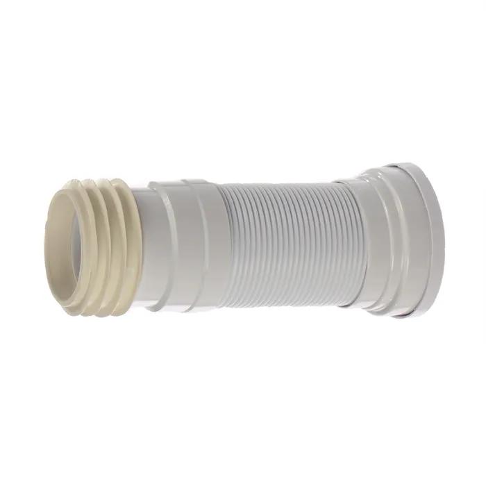 Racord WC extensibil, insertie inox cu manson, R02, 60 cm