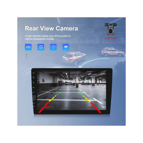 Radio FM, MP3, MP5 Player 1Din ecran 9 inch Wireless CarPlay Android Auto BT FM — imaginea 3