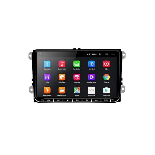 Radio MP3, MP5 Player 2DIN ANDROID Marime ecran 9" 12V 2+32G compatibila Volkswagen , Skoda, Seat