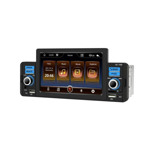 Radio MP3, MP5 Video Player 1DIN cu bluetooth si mirrorlink 7inch 12V — imaginea 3