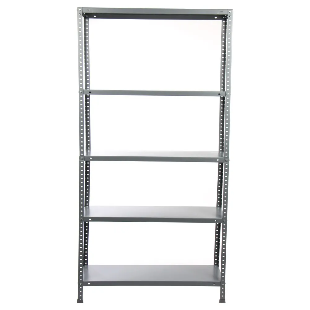 Raft metalic depozitare, Bricol 30, 180 x 90 x 30 cm, culoare gri, sarcina maxima 70 kg/polita