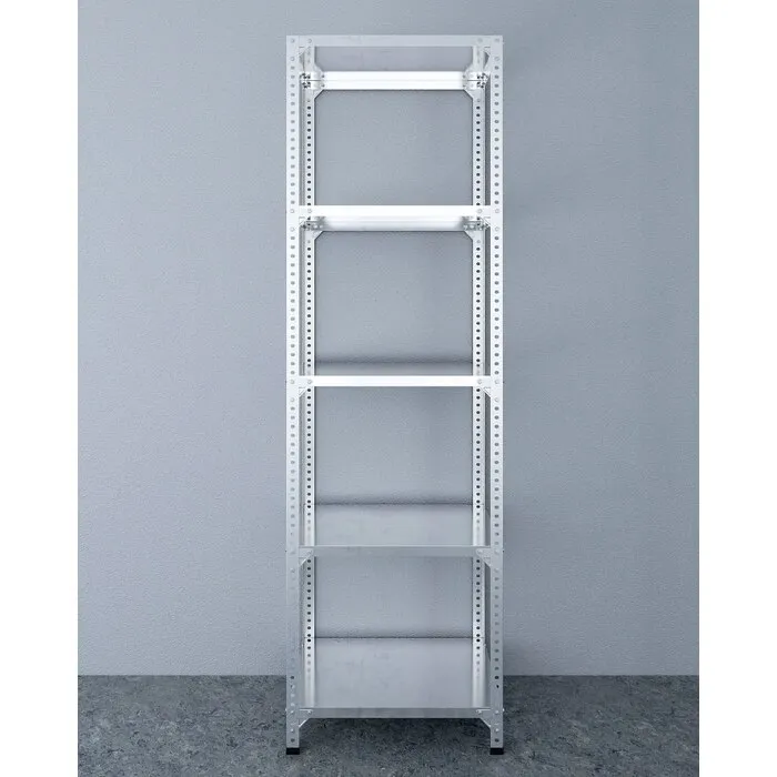 Raft metalic depozitare, DIY4060/5, 200 x 60 x 40 cm, 100 kg/polita