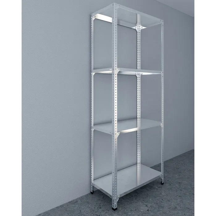 Raft metalic depozitare, DIY4080/4, 200 x 80 x 40 cm, 100 kg/polita