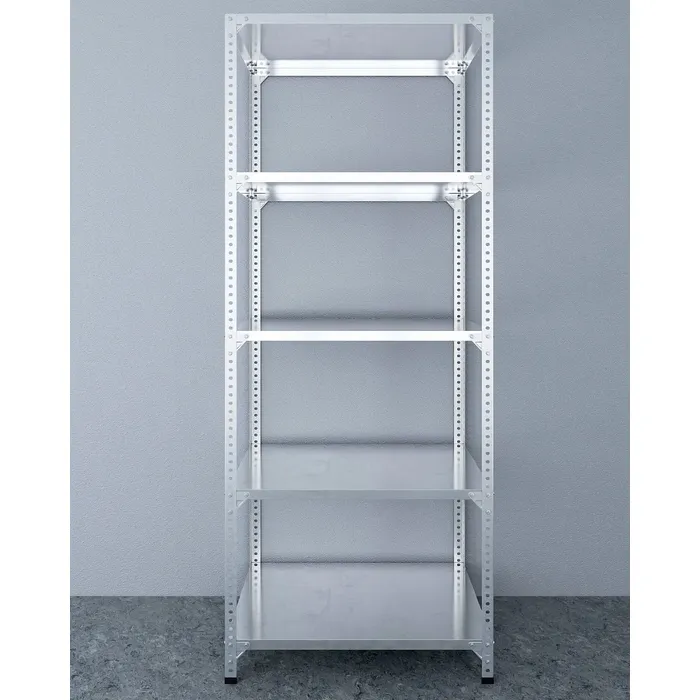 Raft metalic depozitare, DIY5080/5, 200 x 80 x 50 cm, 100 kg/polita