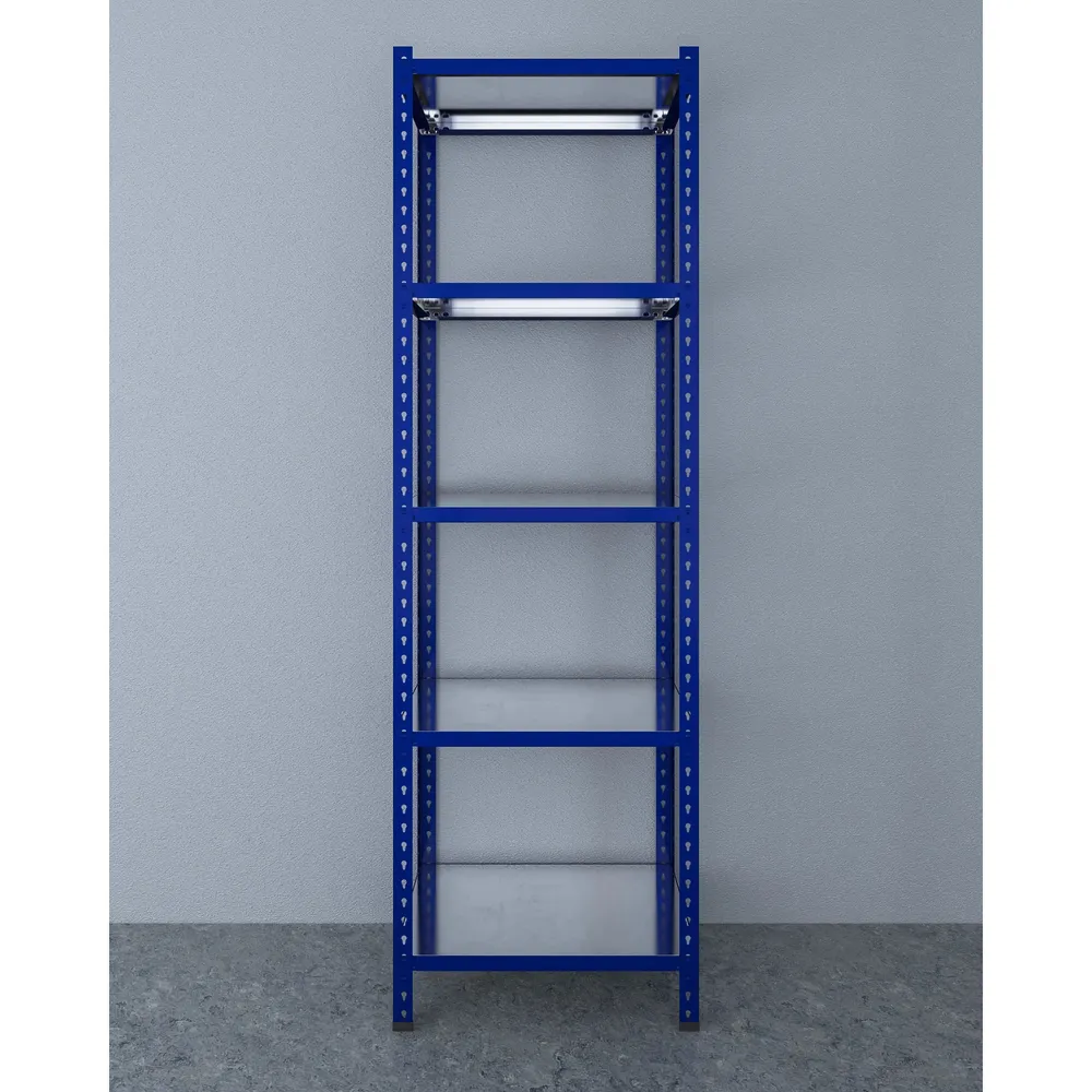 Raft metalic depozitare, PRO250/4060/5, 200 x 60 x 40 cm, 250 kg/polita