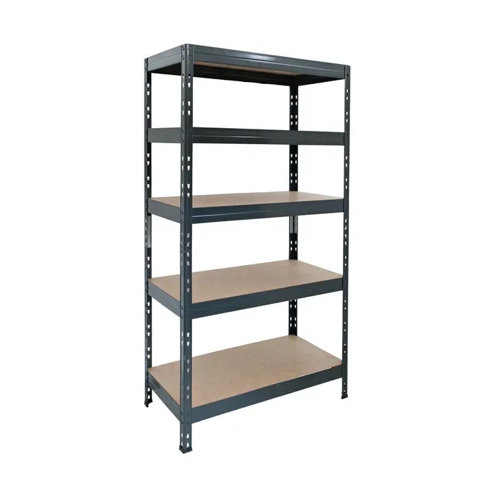 Raft metalic depozitare, Rivet 5, 180 x 90 x 40 cm, antracit, 175 kg/polita