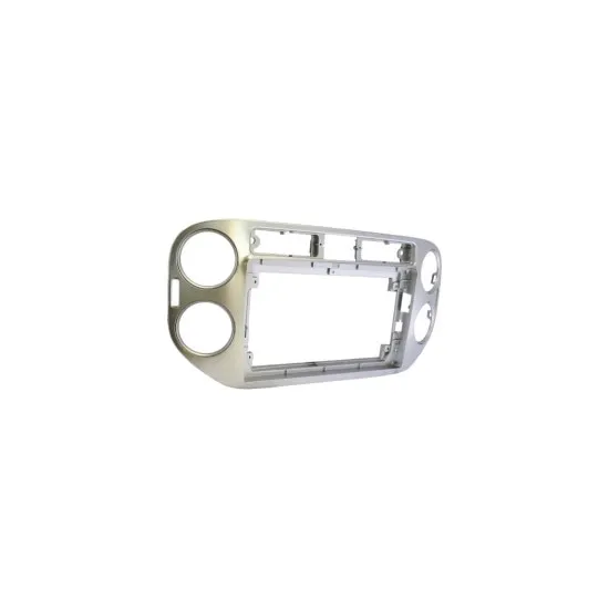 Rama adaptoare navigatie 9", argintie, cu cablaj si modul canbus, pentru VW Tiguan I 2012-2018