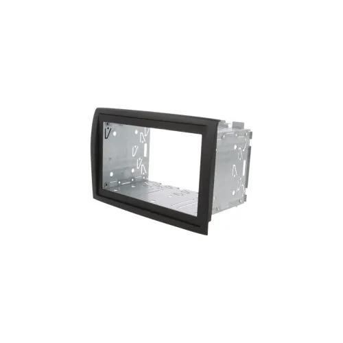 Rama adaptoare player auto 2 DIN negru compatibila Citroen Fiat Peugeot
