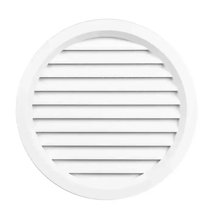 Rama aerisire, rotunda, cu plasa, pentru ventilatia incaperilor, alb, D 120 mm