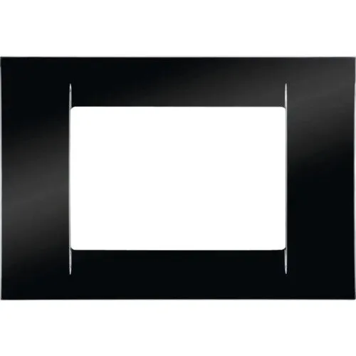 Rama aparataje Gewiss System Virna 3 module, negru
