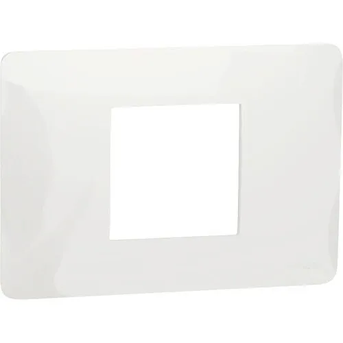 Rama aparataje Schneider Unica Studio 2 module, alb, 120x85x10mm