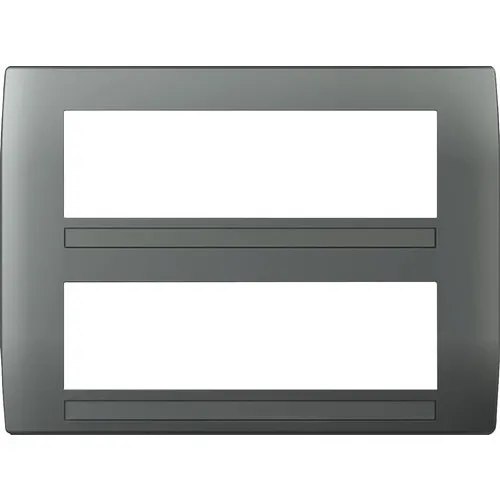 Rama aparataje TEM Soft 2x7 module, antracit