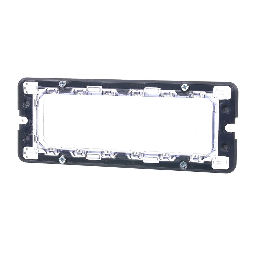 Rama decorativa pentru 6 module Legrand Bticino Matix, pentru aparataj modular, IP20, gri