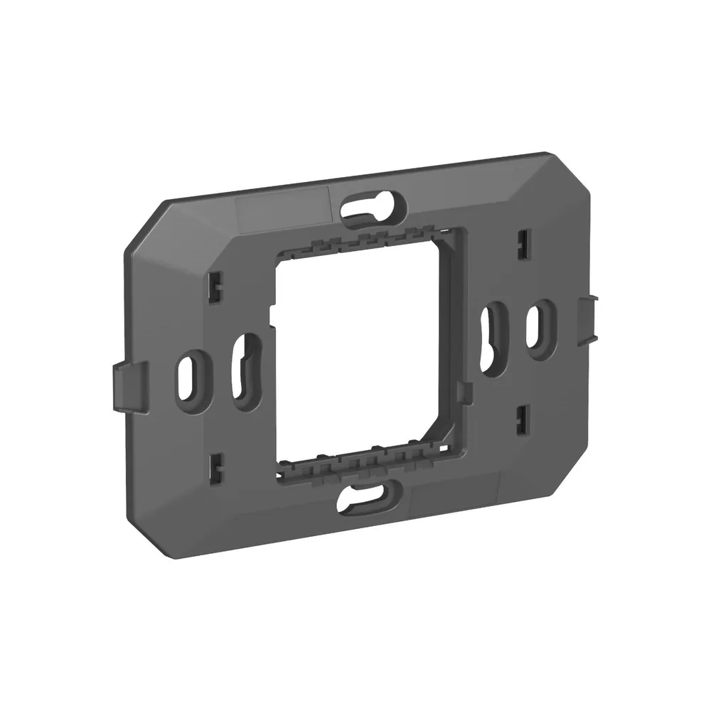Rama fixare pentru 2 module Himel, pentru aparataj modular, IP20, alba