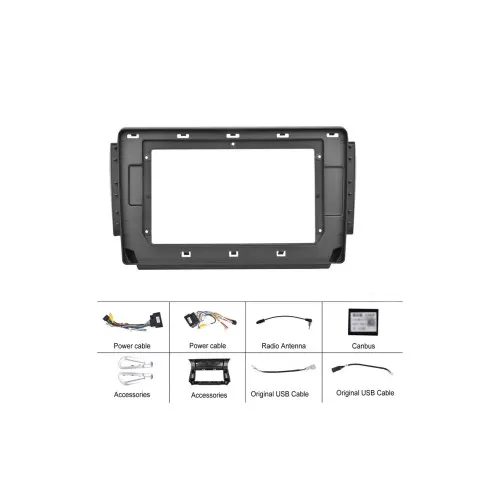 Rama Navigatie 10" cu cablaj si modul canbus compatibila Peugeot 2008 I 2013-2019 GR2 — imaginea 2