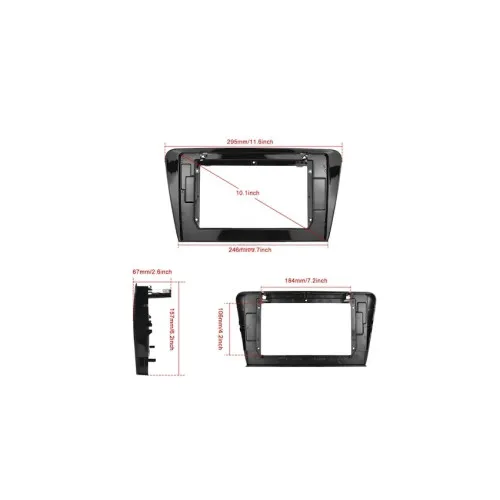 Rama Navigatie 10" cu cablaj si modul canbus compatibila Skoda Octavia III 2013-2020 / GR1 — imaginea 3