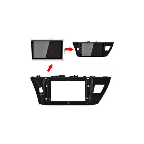 Rama Navigatie 10" cu cablaj si modul canbus compatibila Toyota Corolla 2013-2017 / GR2 — imaginea 5