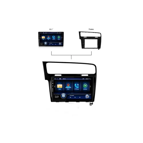 Rama Navigatie 10" cu cablaj si modul canbus compatibila VW Golf VII 2012-2019 / GR1 — imaginea 4